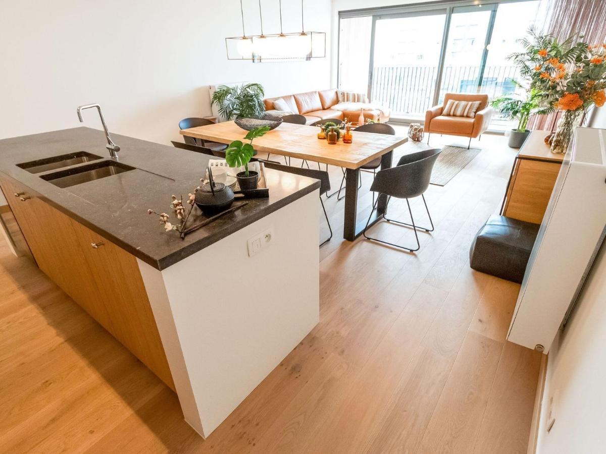 Luxurious Crystal Sea View Apartment With 2 Terraces Ostend Exterior foto