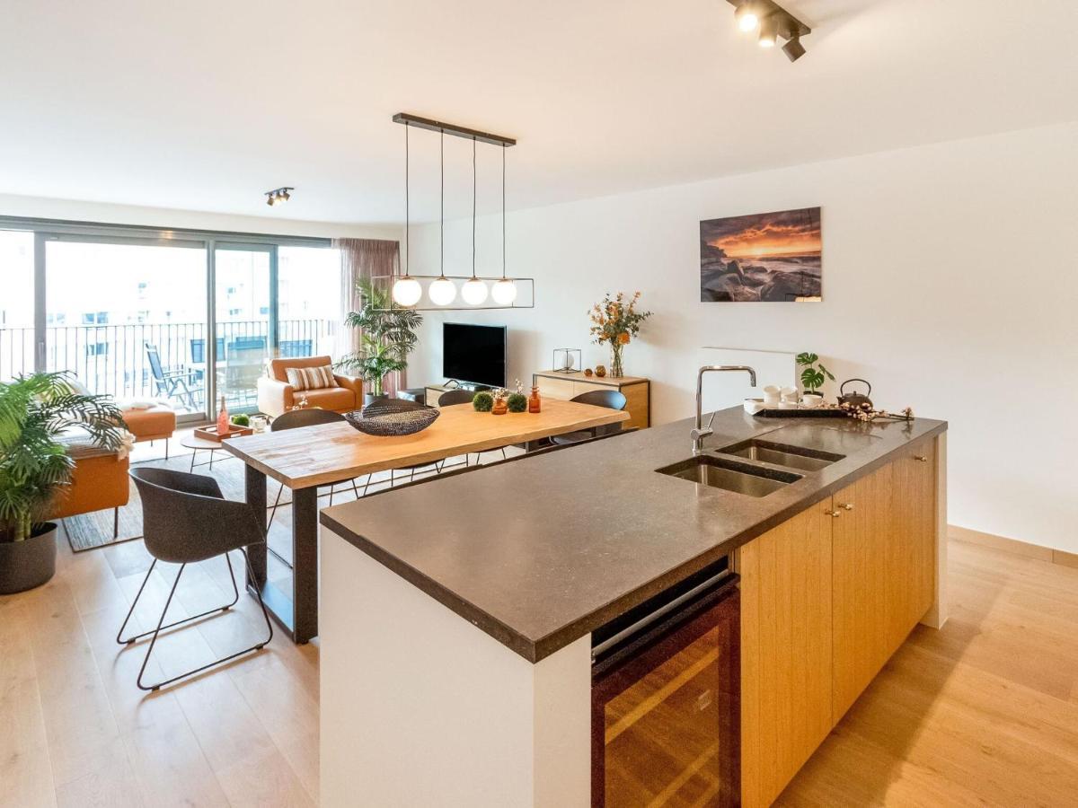 Luxurious Crystal Sea View Apartment With 2 Terraces Ostend Exterior foto